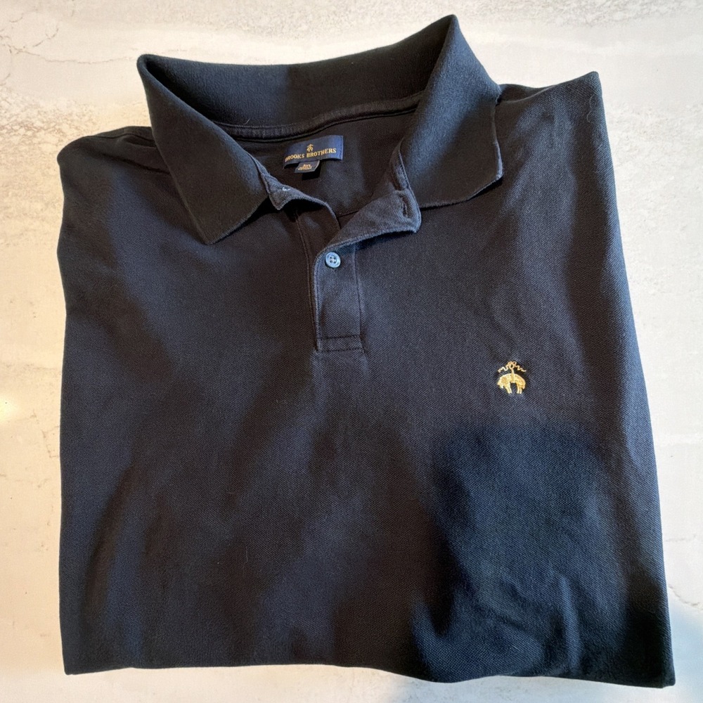 Brooks Brothers 1818 Men's Polo Shirt 100% Cotton Size 3XL Golden Fleece Sheep